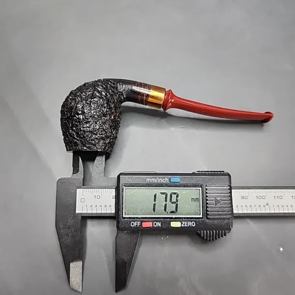 Sean Reum Pipes Rusticated Bent Egg Handmade Briar Pipe, New [SOLD OUT] - Image 11