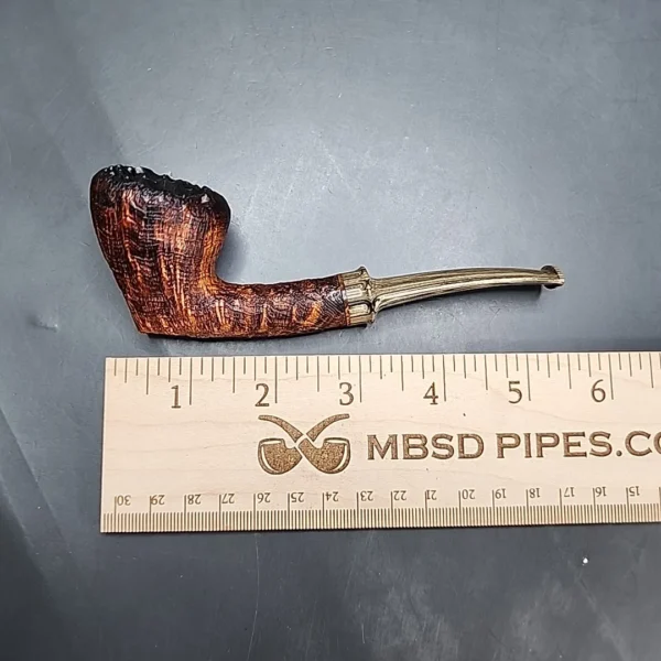 Sean Reum Pipes, Sandblasted Acorn Handmade Briar Pipe, New [SOLD OUT] - Image 12