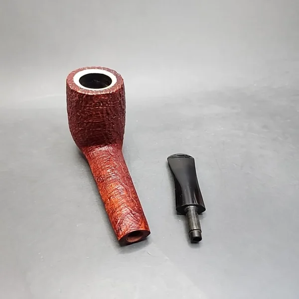 Savinelli De Luxe Siena Sand 814 EX, Meerschaum Lined Briar Pipe, Italian Estates [SOLD OUT] - Image 12