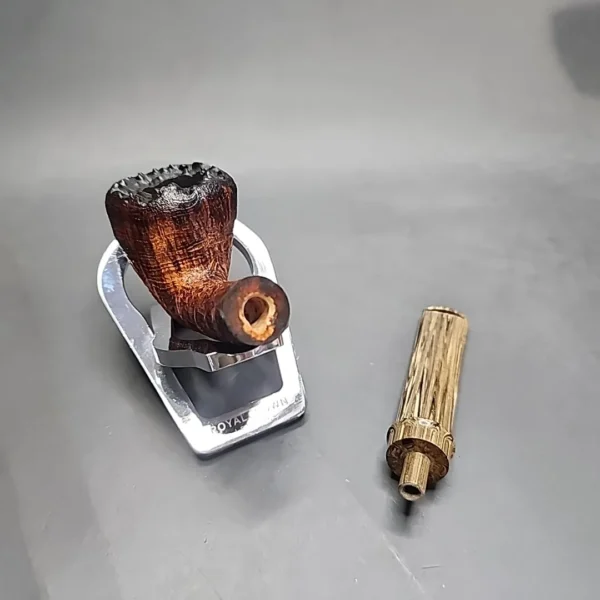 Sean Reum Pipes, Sandblasted Acorn Handmade Briar Pipe, New [SOLD OUT] - Image 14