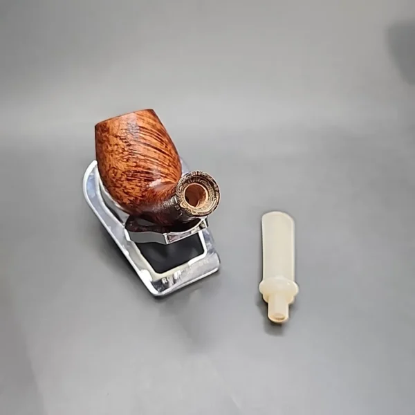 Sean Reum Pipes, Textured Bent Egg Handmade Briar Pipe, New [SOLD OUT] - Image 14