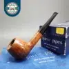 Bjarne Handmade Smooth Straight Apple Estate Briar Pipe [SOLD OUT]