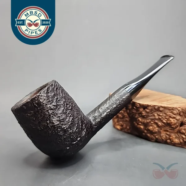 Savinelli Punto Oro 1011 EX, Sandblasted Straight Billiard Estate Briar Pipe [SOLD OUT]