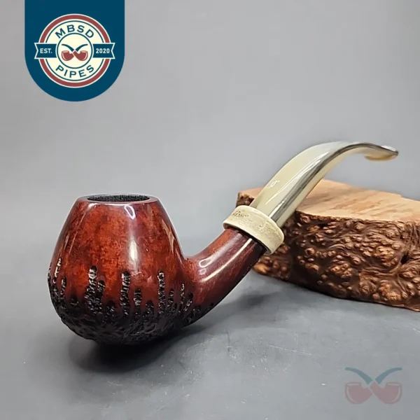 2007 Nording Hunting Pipe, Bent Brandy Elk Estate Briar Pipe, Unsmoked [SOLD OUT]