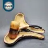 Antique Hawkbill Screw Top Block Meerschaum Pipe, Fitted Case