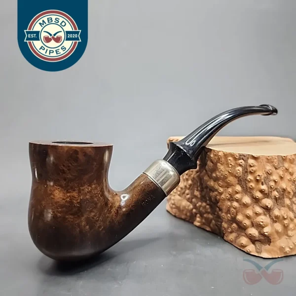 Roma Smooth Bent Vase Estate Briar Pipe, Unsmoked [SOLD OUT]