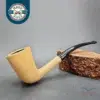 Hilson Smooth Meerschaum Lined Bent Dublin Estate Pipe [SOLD OUT]