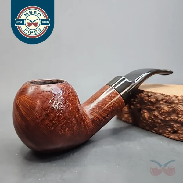 Utor B-9 Bent Apple Sitter Estate Briar Pipe, 9mm [SOLD OUT]