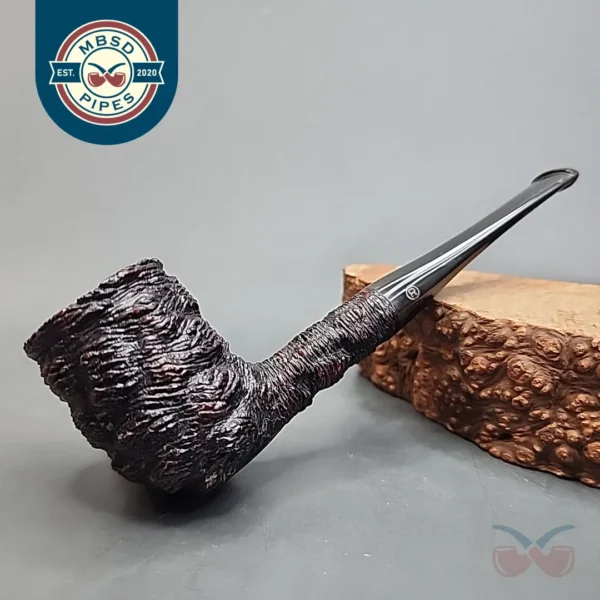 Ascot Rusticated Straight Billiard Estate Briar Pipe [SOLD OUT]
