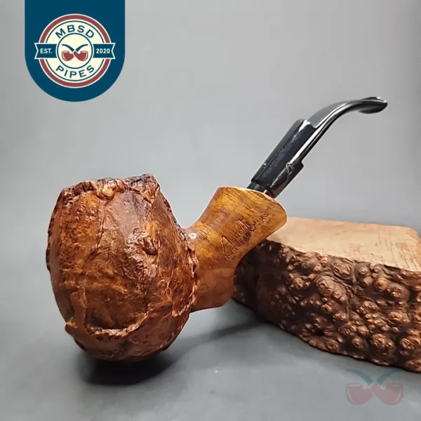 Ascorti New Dear KS, Wax Drip Egg Estate Briar Pipe, Italian Estates [SOLD OUT]