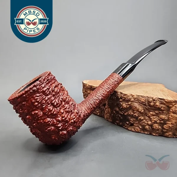 Savinelli Gigantes 811 EX, Rusticated Billiard Estate Briar Pipe [SOLD OUT]