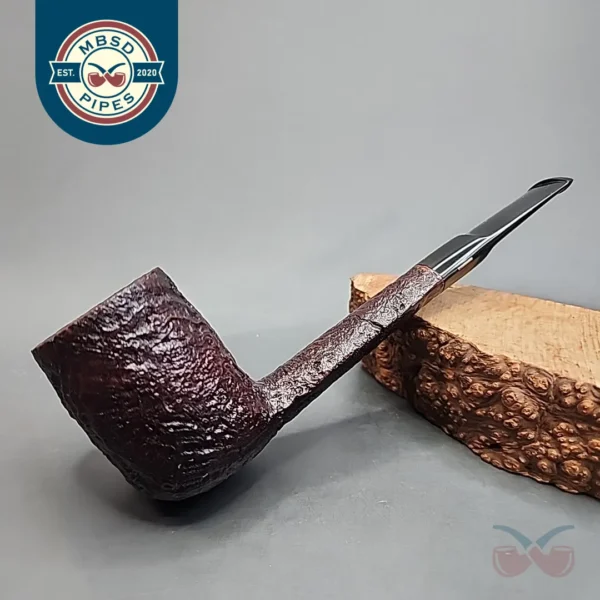 Savinelli De Luxe Milano 803 EX, Sandblasted Straight Billiard Estate Briar Pipe [SOLD OUT]