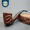 Custombilt Like Rusticated Bent Dublin Estate Briar Pipe [SOLD OUT]
