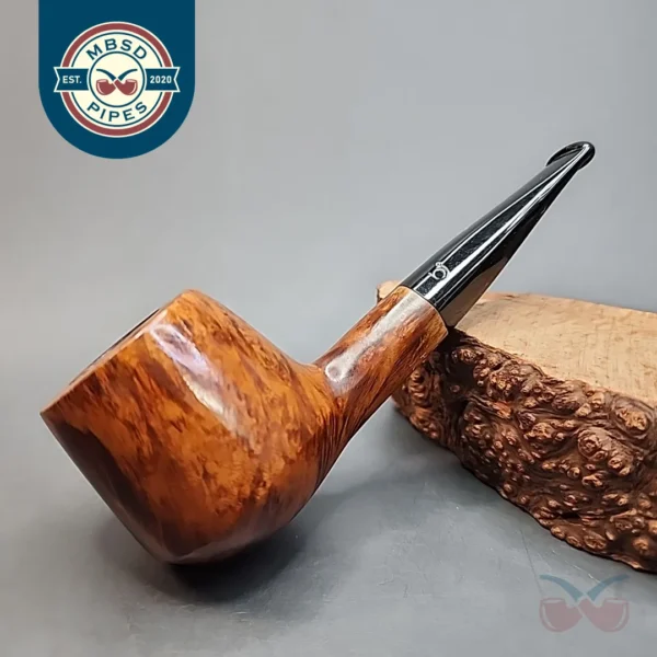Bjarne Handmade Smooth Brandy Estate Briar Pipe, Danish Estates [SOLD OUT]