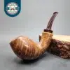 G. Penzo Smooth Bent Egg Briar Pipe, Italian Estates