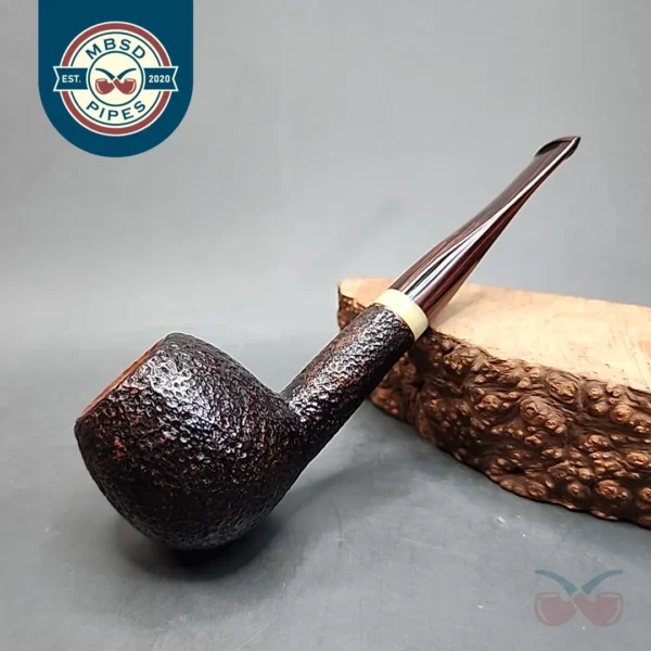 Savinelli Moka 207, Rusticated Straight Apple Estate Briar Pipe, 6mm [SOLD OUT]