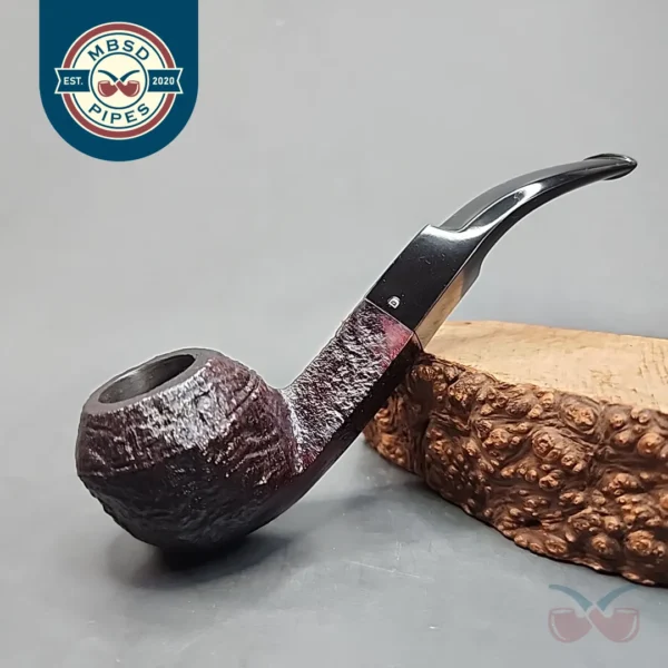 Digby 584 by GBD, Sandblasted Bent Bulldog Estate Briar Pipe, [SOLD OUT]