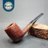 The Tinder Box Exotica Sandblasted Bent Billiard Estate Briar Pipe [SOLD OUT]