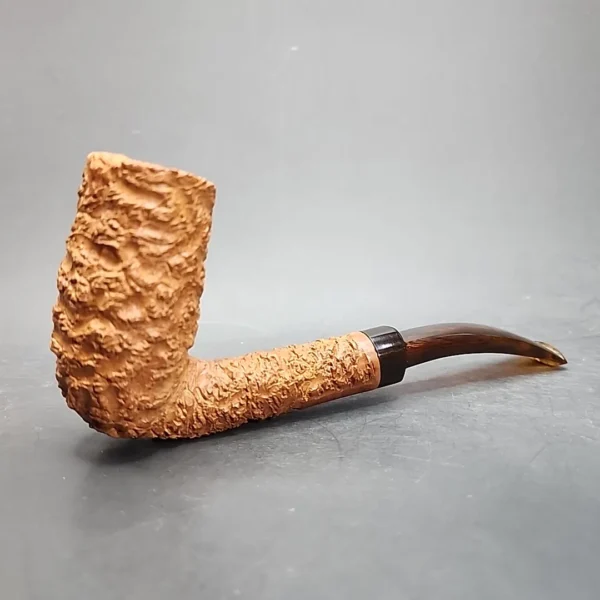 Preben Holm Wengholt Collector 200, Rusticated Stacked Billiard Estate Briar Pipe, Unsmoked [SOLD] - Image 3