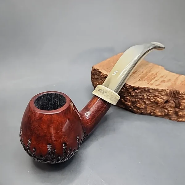 2007 Nording Hunting Pipe, Bent Brandy Elk Estate Briar Pipe, Unsmoked [SOLD OUT] - Image 3