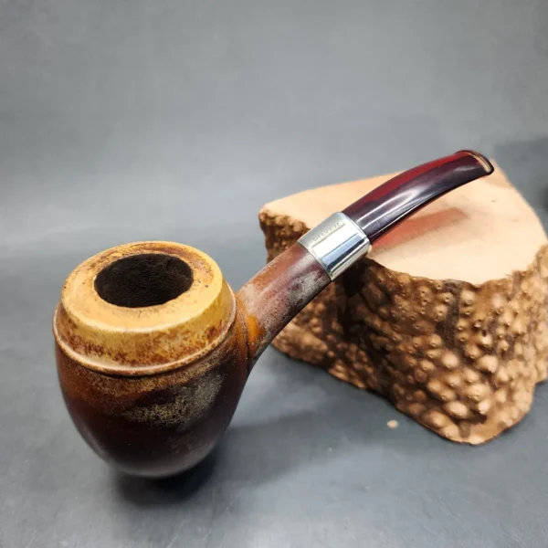 Antique Block Meerschaum Pipe, Screw in Bowl - Image 3