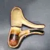 Antique Hawkbill Screw Top Block Meerschaum Pipe, Fitted Case - Image 3
