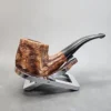 Custombilt His Nibs Rusticated Bent Billiard Estate Briar Pipe [SOLD OUT] - Image 3