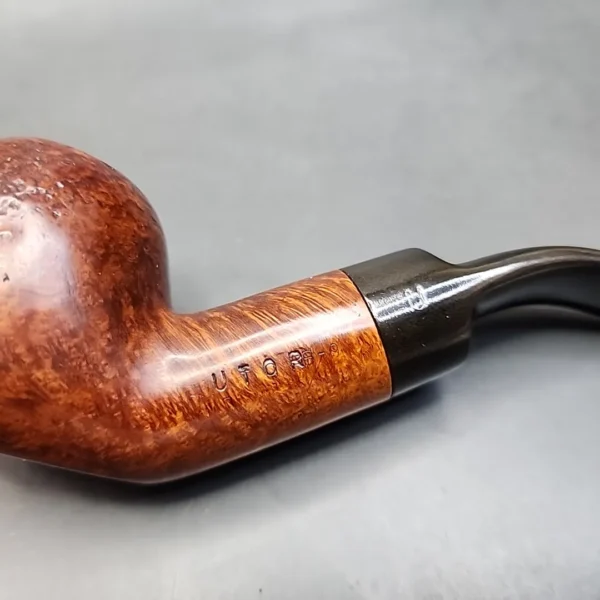 Utor B-9 Bent Apple Sitter Estate Briar Pipe, 9mm [SOLD OUT] - Image 3