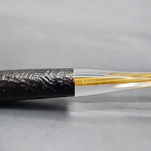 Savinelli De Luxe Milano 111 KS, Sandblasted Straight Billiard Estate Briar Pipe [SOLD OUT] - Image 3