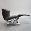 Bari Senior Handcut 601, Black Pickaxe Estate Briar Pipe, Danish Estates [SOLD OUT] - Image 3