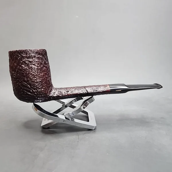 Savinelli De Luxe Milano 803 EX, Sandblasted Straight Billiard Estate Briar Pipe [SOLD OUT] - Image 3