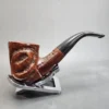 Custombilt Like Rusticated Bent Dublin Estate Briar Pipe [SOLD OUT] - Image 3