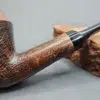 JM Boswell Partially Sandblasted Bent Rhodesian Estate Briar Pipe [SOLD OUT] - Image 3