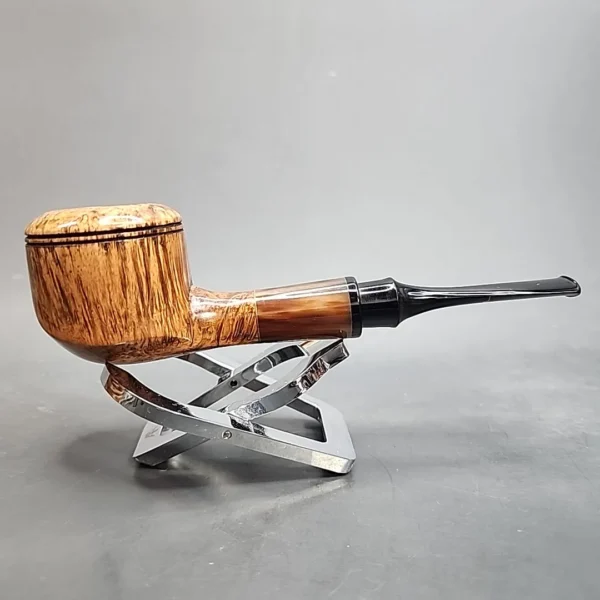 PapaBearPipes Smooth Straight Rhodesian Briar Pipe, New [SOLD OUT] - Image 3