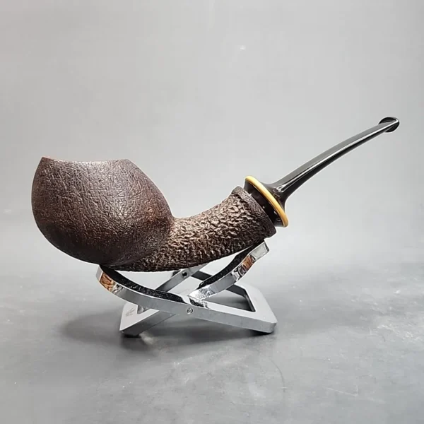 Jesek, Martin Pajesek, Sandblasted Bent Tomato Estate Briar Pipe [SOLD OUT] - Image 3