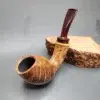 G. Penzo Smooth Bent Egg Briar Pipe, Italian Estates - Image 3