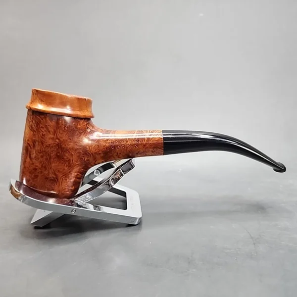 Captain Warren Smooth Calabash Estate Briar Pipe, Other Estates - Image 3
