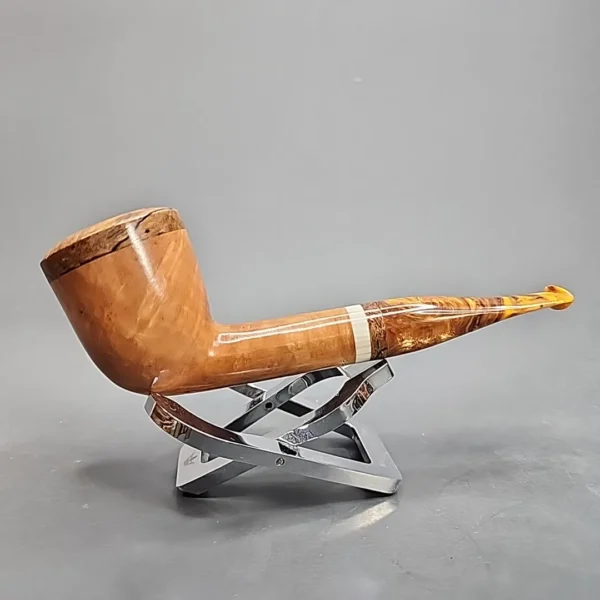 PapaBearPipes Smooth Dublin Handmade Briar Pipe - Image 3