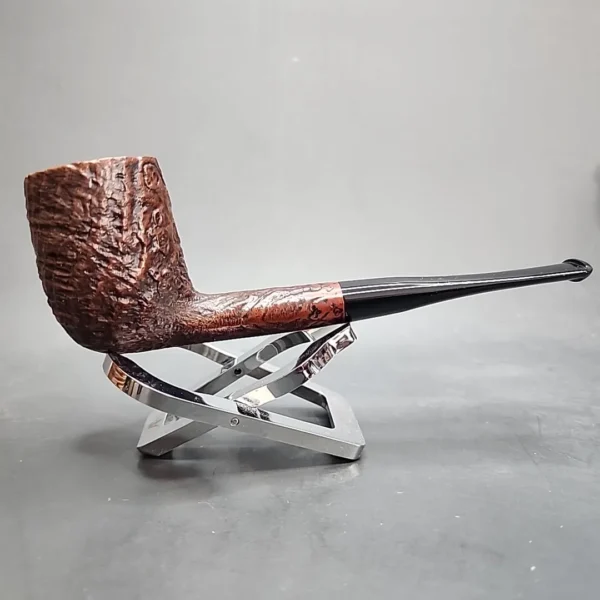 Barling 6589 T.V.F. Sandblasted Straight Billiard Estate Briar Pipe [SOLD OUT] - Image 4