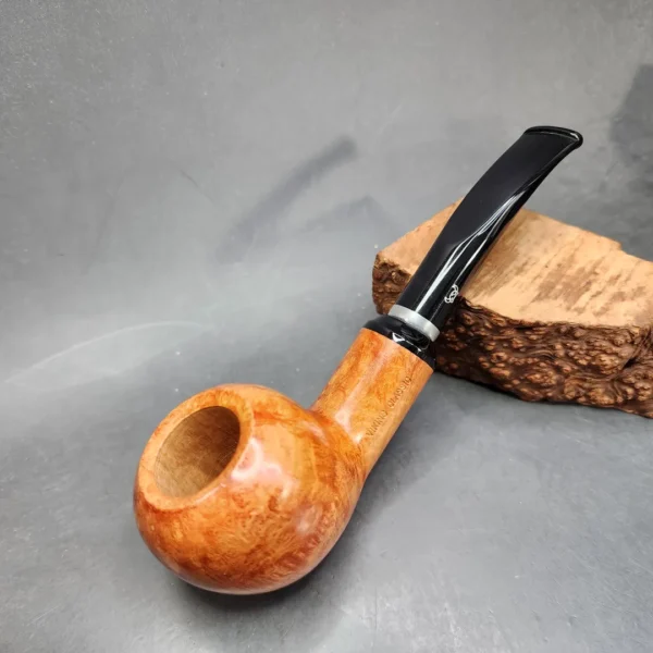 Viking Classic Smooth Bent Apple Estate Briar Pipe, Unsmoked [SOLD OUT] - Image 4