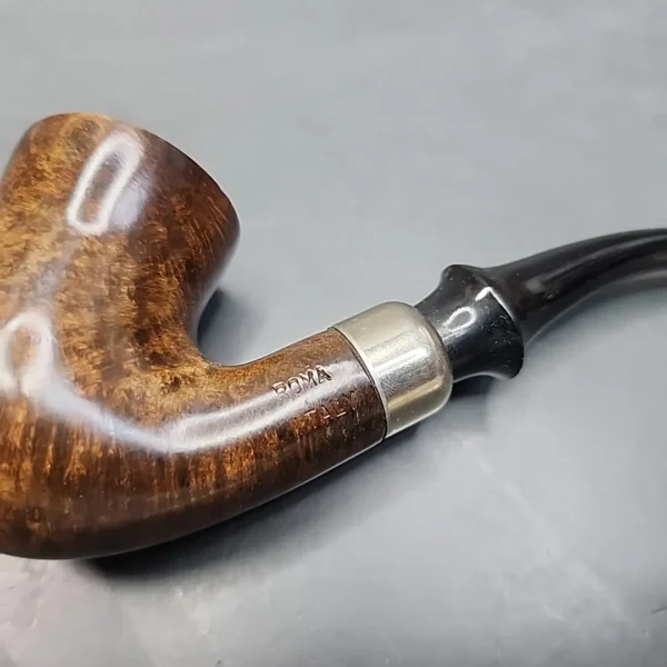 Roma Smooth Bent Vase Estate Briar Pipe, Unsmoked [SOLD OUT] - Image 4