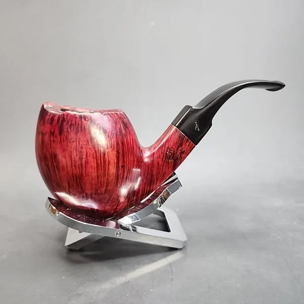Age Bogelund AG Smooth Bent Apple Briar Pipe, Danish Estates [SOLD OUT] - Image 4