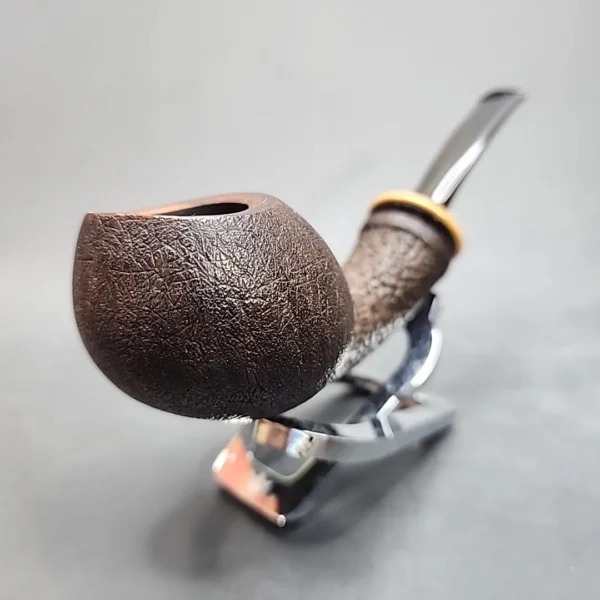 Jesek, Martin Pajesek, Sandblasted Bent Tomato Estate Briar Pipe [SOLD OUT] - Image 4