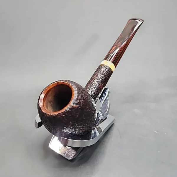 Savinelli Moka 207, Rusticated Straight Apple Estate Briar Pipe, 6mm [SOLD OUT] - Image 4