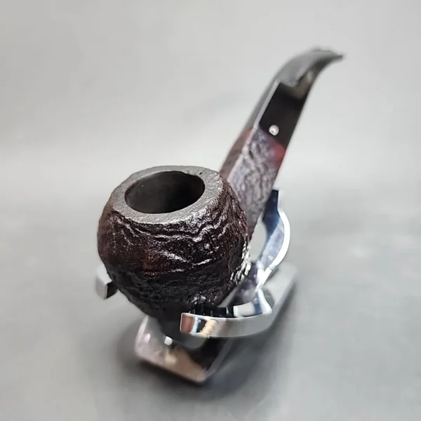 Digby 584 by GBD, Sandblasted Bent Bulldog Estate Briar Pipe, [SOLD OUT] - Image 4