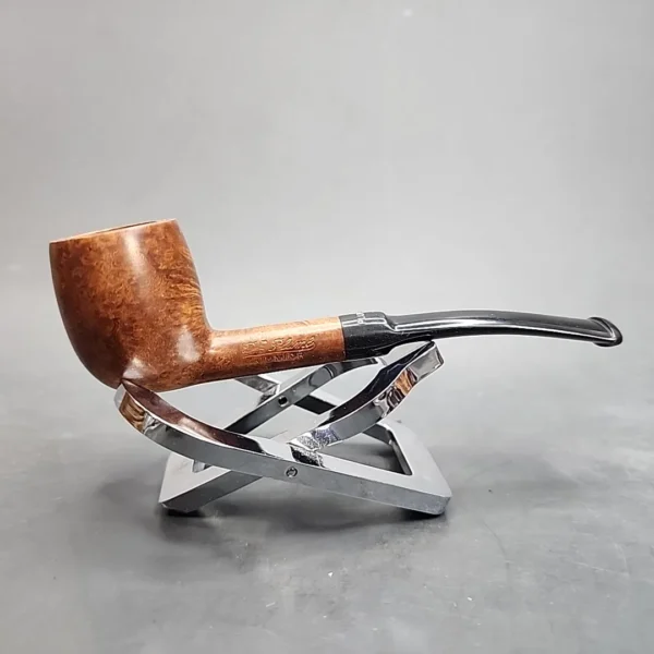 Dr Plumb Junior Slightly Bent Billiard Estate Briar Pipe, Unsmoked [SOLD OUT] - Image 4
