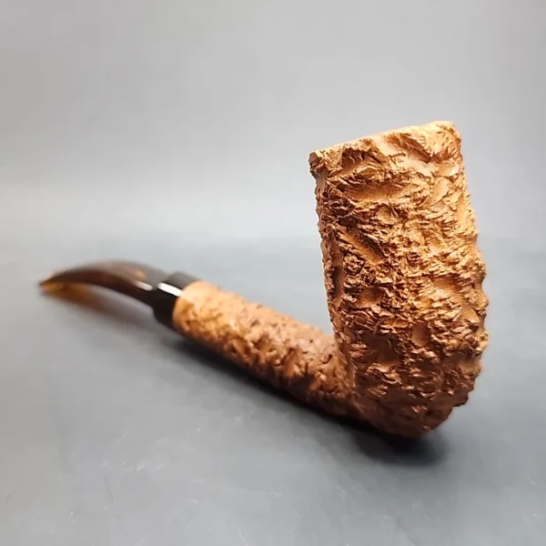 Preben Holm Wengholt Collector 200, Rusticated Stacked Billiard Estate Briar Pipe, Unsmoked [SOLD] - Image 5