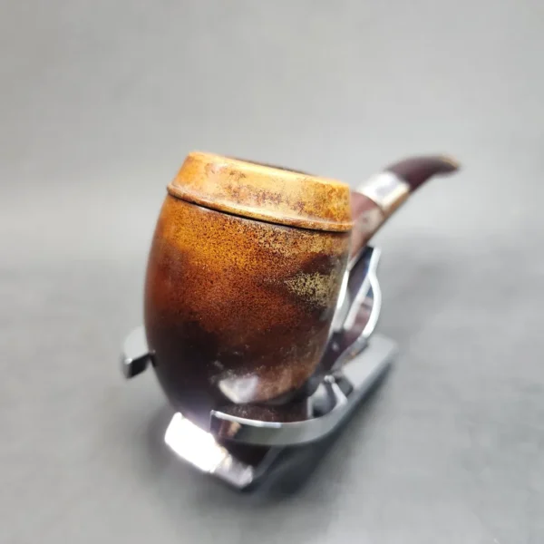 Antique Block Meerschaum Pipe, Screw in Bowl - Image 5