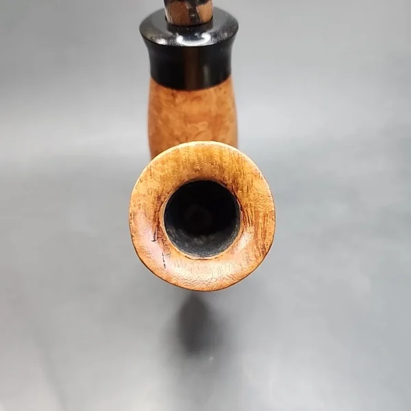 PapaBearPipes Faux Cavalier Sandblasted Briar Pipe, New [SOLD OUT] - Image 5