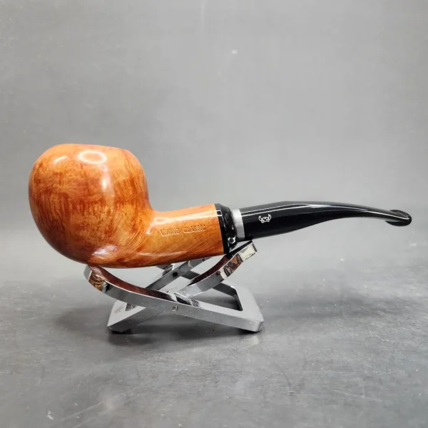 Viking Classic Smooth Bent Apple Estate Briar Pipe, Unsmoked [SOLD OUT] - Image 5